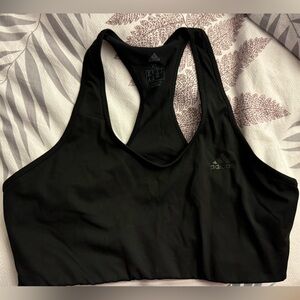 Adidas black sports bra